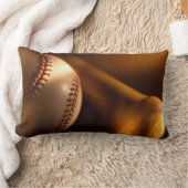 野球用バットおよび球のLumbarの枕 ランバークッション (ブランケット)