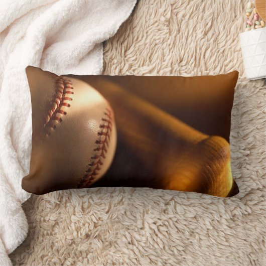 野球用バットおよび球のLumbarの枕 ランバークッション (ブランケット)