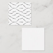 野球用バットの図解入りの、写真付きのな野球パターン ノートカード (正面/裏面)