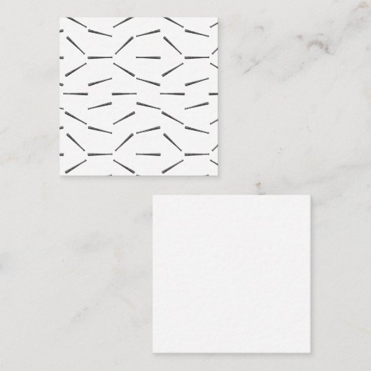 野球用バットの図解入りの、写真付きのな野球パターン ノートカード (正面/裏面)