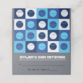 野球用バルミツワーテーブルの座席のエスコートカード プレイスカード (外部開封)