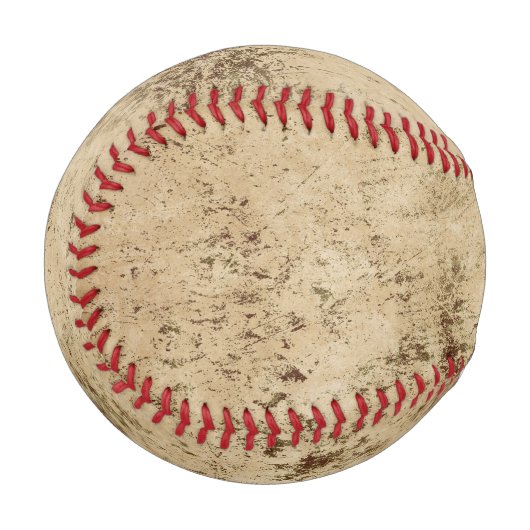 野球用プリントの背景が白く、色鮮やかで白い 野球ボール (正面左)