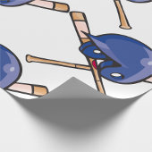 野球用ヘルメットとこうもりスポーツ ラッピングペーパー