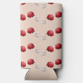 野球用ヘルメットとボールが付いている スリム缶クーラー (裏面)