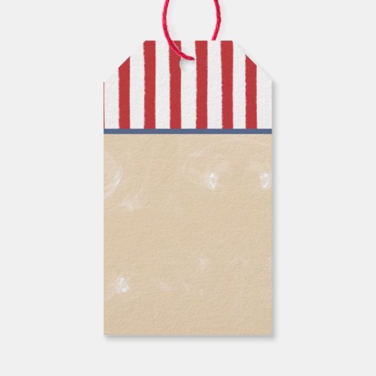 野球用ベビーシャワーまたは誕生日ギフトラベルクラシック、 ギフトタグ (裏面)