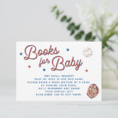 野球用ベビーシャワー及びベビーカード収納用ブック 招待状 (スタンド正面)