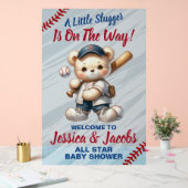 野球用ベビーシャワー アクリルサイン (ウェディング)