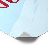 野球用ベビーシャワー ポスター (角)