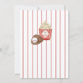 野球用ベビーシャワー 招待状 (裏面)