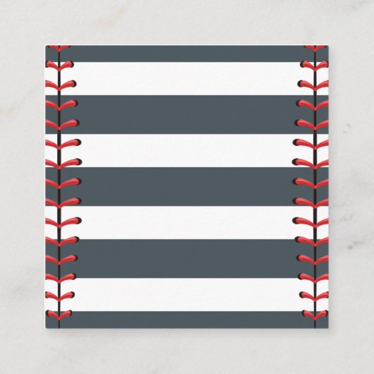 野球用ベビー エンクロージャーカード (裏面)