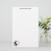 野球用文房具 便箋 (スタンド正面)