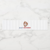 野球用水瓶ラベル ペットボトルラベル (シングルラベル)