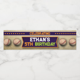 野球用水瓶ラベル ペットボトルラベル