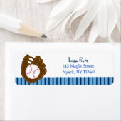 野球男の赤ちゃん住所 シール (インサイチュ)