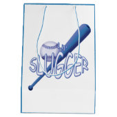 野球男の赤ちゃんMGB ミディアムペーパーバッグ (裏面)