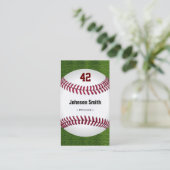 野球番カッコいい号 – コーチ選手トレーナースタッフ 名刺 (スタンド正面)