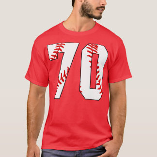 野球番号70 70ベースボールジャージお気に入りのPl Tシャツ