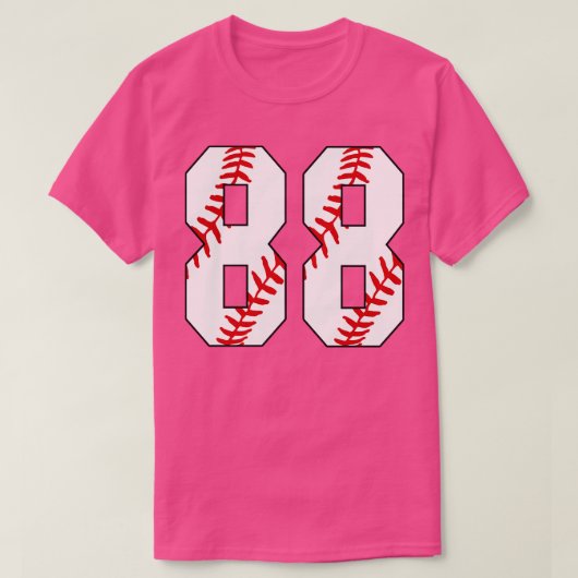野球番号88 88ベースボールジャージお気に入りのPl Tシャツ (デザイン正面)