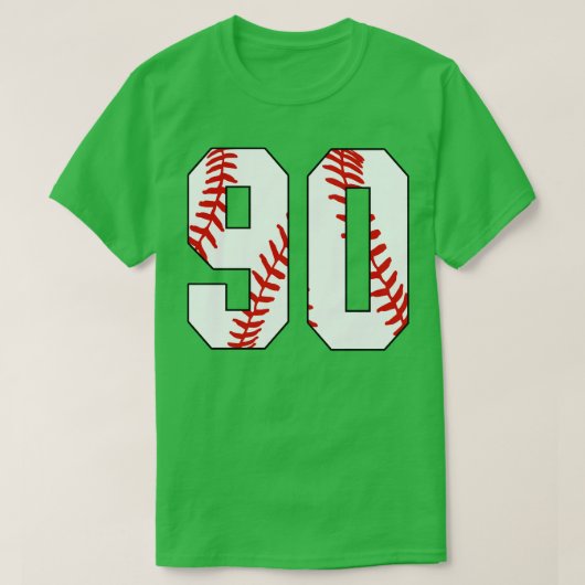 野球番号90 90ベースボールジャージお気に入りのPl Tシャツ (デザイン正面)