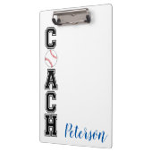 野球監督感謝していギフトクリップボード！ クリップボード (左)