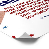 野球私の水は赤ちゃんシャワーのゲームサインを破った ポスター (角)