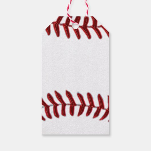 野球空白のギフトラベル、手書き、テキストの追加 ギフトタグ (裏面)