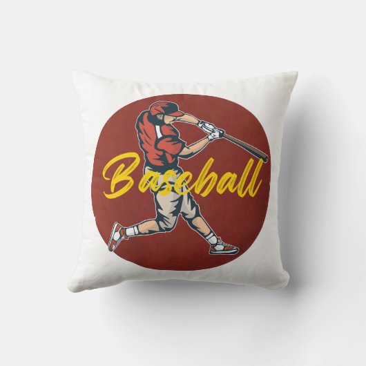 野球競技 クッション (裏面)