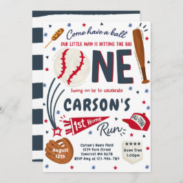 野球第1回ホー走ムバースデーパーティー 招待状