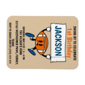 野球第1期バースデースポーツテーマ マグネット (横)