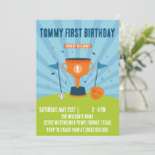 野球第1期バースデースポーツテーマ 招待状 (スタンド正面)