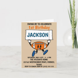 野球第1期バースデースポーツテーマ 招待状