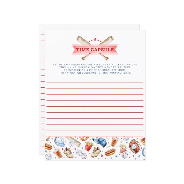 野球第1期バースデータイムカプセルゲームカード (正面/裏面インサイチュ)
