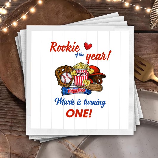 野球第1期パーティーナプキンス スタンダードカクテルナプキン