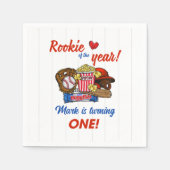 野球第1期パーティーナプキンス スタンダードカクテルナプキン (正面)