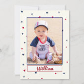 野球第1期パーティー打者 招待状 (裏面)