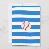 野球第1期ホーム走バースデーパーティー 招待状 (裏面)