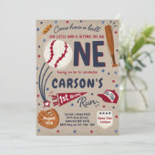 野球第1期ホーム走バースデーパーティー 招待状 (スタンド正面)