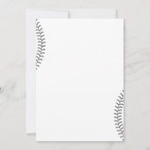 野球第1期ヴィンテージルーキーパーティー 招待状 (裏面)