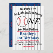 野球第1期招待状 招待状 (正面/裏面)