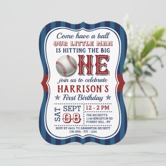 野球第1期招待状 招待状 (スタンド正面)