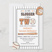 野球第2期バースデーヴィンテージルーキーパーティー 招待状 (正面)