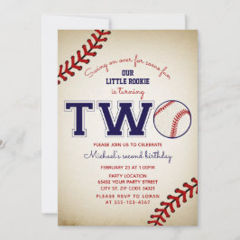 野球第2誕生日 招待状