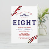 野球第8誕生日招待状 招待状 (スタンド正面)