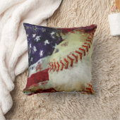 野球米国 クッション (ブランケット)