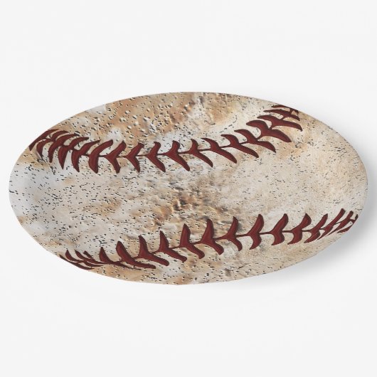 野球紙プレート野球パーティー ペーパープレート (アングル)