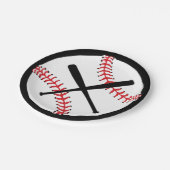 野球紙プレート ペーパープレート (アングル)