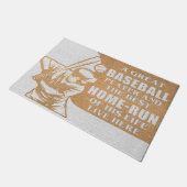 野球素晴らし選手とホーム最高の走選手 ドアマット (アングル)