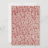 野球素朴男の赤ちゃんシャワー招待状 招待状 (裏面)