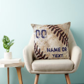 野球素朴装飾用クッションパーソナライズされた、 クッション (椅子)