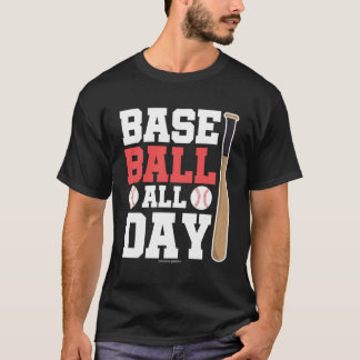 野球終日野球好き Tシャツ